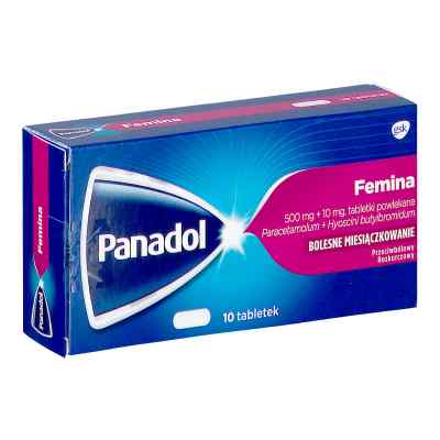 Panadol Femina tabletki 10  od GLAXOSMITHKLINE PHARMACEUTICALS S.A. PZN 08302397