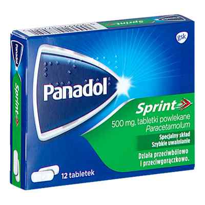 Panadol Sprint tabletki 12  od GLAXOSMITHKLINE DUNGARVAN LTD. PZN 08303345