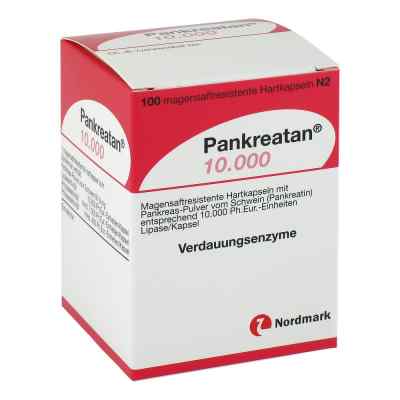 Pankreatan 10 000 kapsułki 100 szt. od NORDMARK Pharma GmbH PZN 06890006