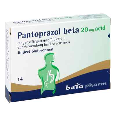 Pantoprazol beta 20 mg acid magensaftr.tabletki 14 szt. od betapharm Arzneimittel GmbH PZN 05731518
