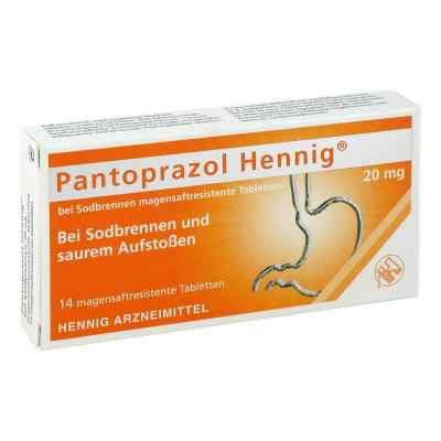 Pantoprazol Hennig b.Sodbrennen 20 mg msr.Tabl. 14 szt. od Hennig Arzneimittel GmbH & Co. K PZN 08439988