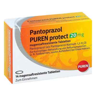 Pantoprazol Puren protect 20 mg magensaftresistent   Tabletten  14 szt. od PUREN Pharma GmbH & Co. KG PZN 11357343