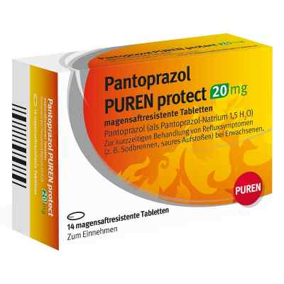 Pantoprazol Puren protect 20 mg, tabletki powlekane odporne na d
