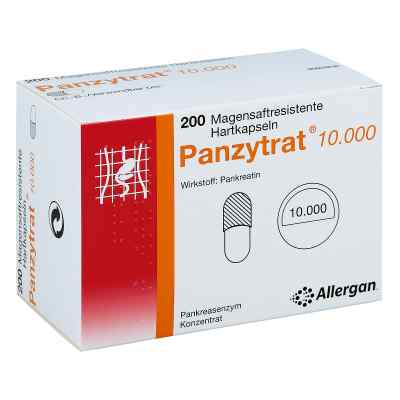 Panzytrat 10 000 kapsułki 200 szt. od AbbVie Deutschland GmbH & Co. KG PZN 04893093