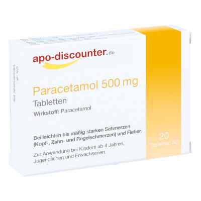 Paracetamol 500 mg Tabletten 20 szt. od Apotheke im Paunsdorf Center PZN 16703608