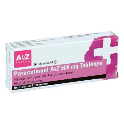 Paracetamol Abz 500 mg tabletki 20 szt. od AbZ Pharma GmbH PZN 01234510