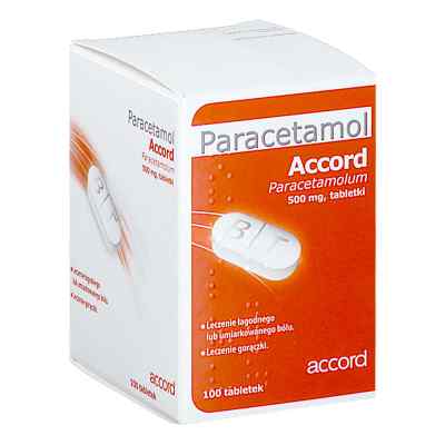 Paracetamol Accord tabletki 100  od ACCORD HEALTHCARE LTD PZN 08304310