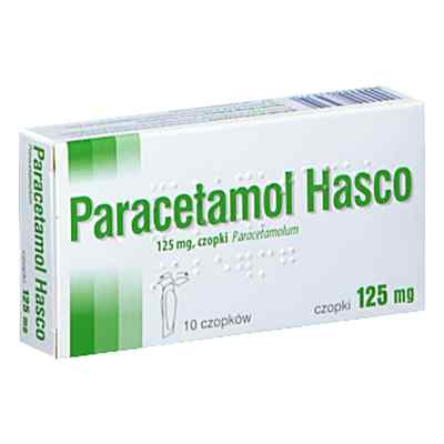 Paracetamol Hasco czopki 125 mg