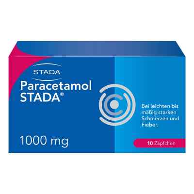 Paracetamol Stada 1000 czopki 10 szt. od STADA Consumer Health Deutschland GmbH PZN 07368140