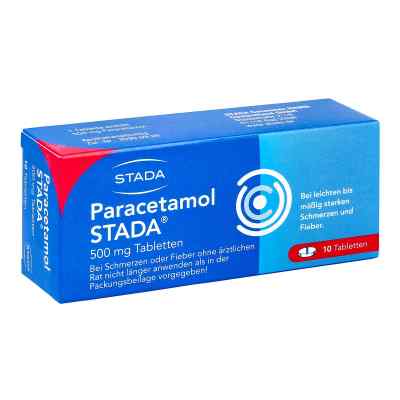 Paracetamol Stada 500mg tabletki 10 szt. od STADA Consumer Health Deutschland GmbH PZN 03366196