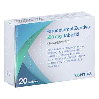 Paracetamol Zentiva tabletki 20  od  PZN 08305340