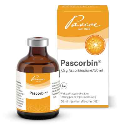 Pascorbin 7,5 g kwas askorbinowy roztwór 50 ml od Pascoe pharmazeutische Präparate GmbH PZN 00581310