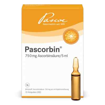 Pascorbin ampułki z roztworem do wstrzykiwania 10X5 ml od Pascoe pharmazeutische Präparate GmbH PZN 00150343