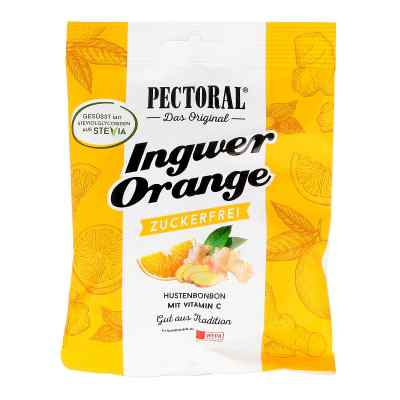 Pectoral cukierki imbirowo-pomarańczowe bez cukru 60 g od WEPA Apothekenbedarf GmbH & Co K PZN 08454841