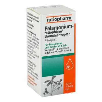 Pelargonium ratiopharm Bronchialtropfen 20 ml od ratiopharm GmbH PZN 10086876