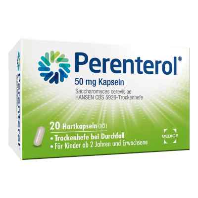 Perenterol 50 mg Kapseln 20 szt. od MEDICE Arzneimittel Pütter GmbH& PZN 01320586