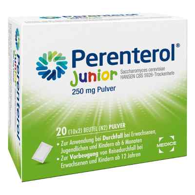 Perenterol Junior 250 mg Pulver Btl. 20 szt. od MEDICE Arzneimittel Pütter GmbH& PZN 03920712