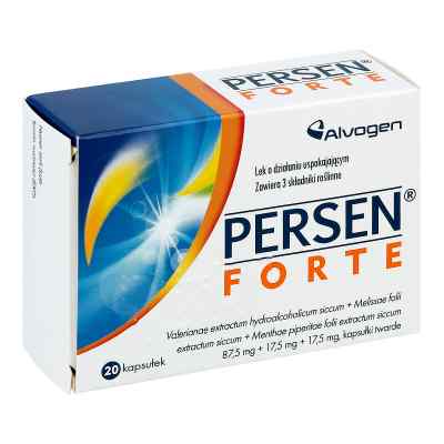 Persen forte kapsułki 20  od LEK PHARMACEUTICALS D.D. PZN 08300583