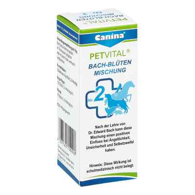 Petvital Bachblüten Nummer 2  Globuli veterinär  10 g od Canina pharma GmbH PZN 10528541