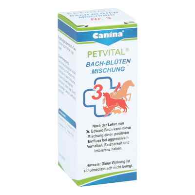 Petvital Bachblüten Nummer 3 Globuli veterinär 10 g od Canina pharma GmbH PZN 10528558