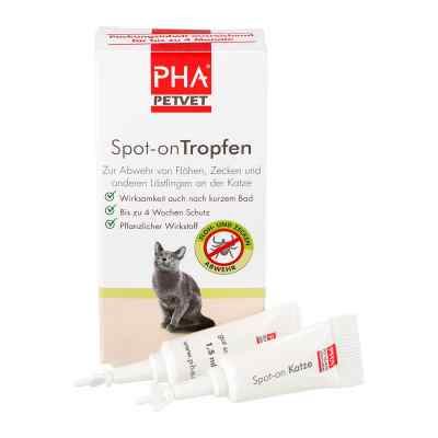Pha Spot-on Tropfen für Katzen  2X1.5 ml od PetVet GmbH PZN 15782215