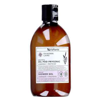 PHARMA CARE naturalny Żel pod prysznic lawenda + proteiny 500 ml od PZN 08305238