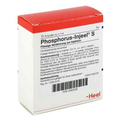 Phosphorus Injeele S 10 szt. od Biologische Heilmittel Heel GmbH PZN 04563208
