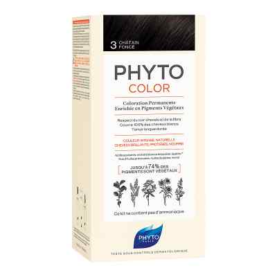 Phytocolor 3 dunkelbraun ohne Ammoniak 1 szt. od Ales Groupe Cosmetic Deutschland PZN 14410121