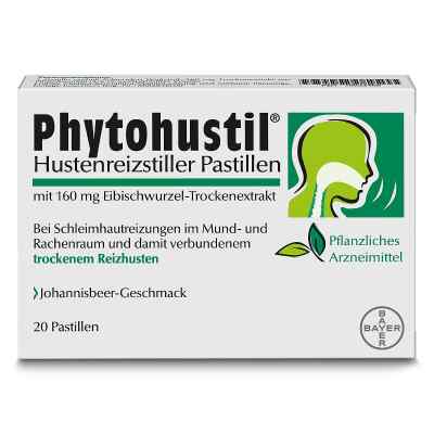 Phytohustil tabletki do ssania uśmierzające kaszel 20 szt. od Bayer Vital GmbH PZN 10033408