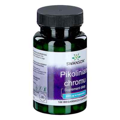 Pikolinian Chromu Swanson kapsułki 100  od SWANSON HEALTH PRODUCTS PZN 08306103