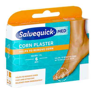 Plast. SALVEQUICK CORN na odciski 6  od ORKLA CARE AB PZN 08303451