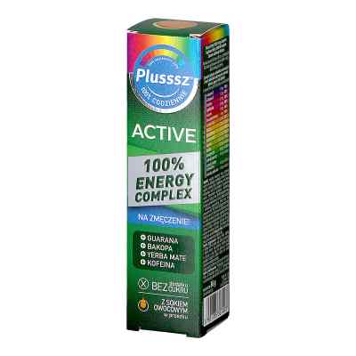 Plusssz Active 100% Energy Complex tabletki musujące 20  od POLSKI LEK  PZN 08300977