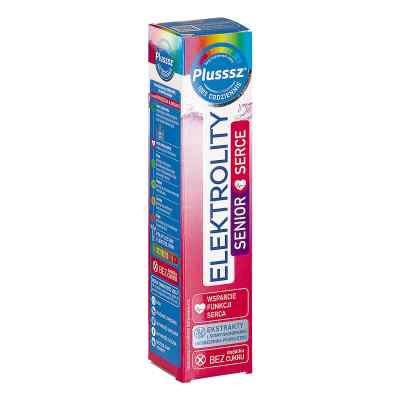 Plusssz Elektrolity Senior Serce tabletki musujące 24  od POLSKI LEK  PZN 08306227
