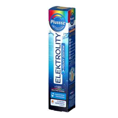 Plusssz Elektrolity+100% Multiwitamina 24  od POLSKI LEK  PZN 08300343