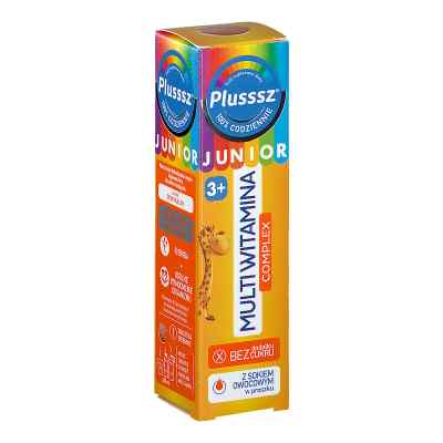 Plusssz Junior Multiwitamina Complex tabletki musujące 20  od POLSKI LEK  PZN 08301080