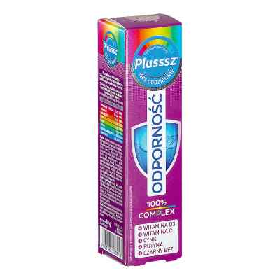 Plusssz Odporność 100% Complex tabletki musujące 20  od POLSKI LEK  PZN 08303604