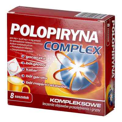 Polopiryna Complex saszetki 8  od ALCALA PHARMA LABORATORIES, S.L. PZN 08300844