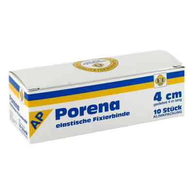Porena elast.Mullbinde 4cm o.Cello weiss