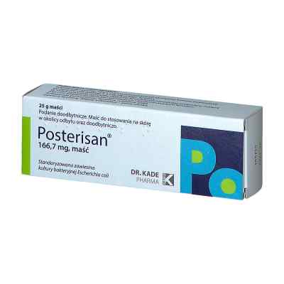 Posterisan maść 166,7 mg 25 g od DR KADE PHARMAZEUT.FABRIK GMBH PZN 08300180