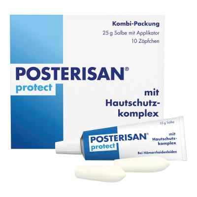 Posterisan protect zestaw na hemoroidy 1 op. od DR. KADE Pharmazeutische Fabrik  PZN 06494026