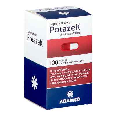 Potazek kapsułki 100  od ADAMED CONSUMER HEALTHCARE S.A. PZN 08301718