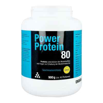Power Protein 80 proszek waniliowy 900 g od ENDIMA Vertriebsgesellschaft mbH PZN 01498491