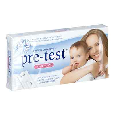 PRE-TEST test ciążowy płytkowy 1  od NORIS POLSKA SP. Z O.O. PZN 08302830