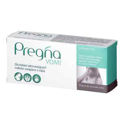 Pregna Vomi gumy do żucia 16  od MD'E GUM S.R.L. PZN 08300976