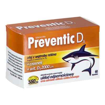 Preventic D3 kapsułki 60  od AFLOFARM FARMACJA POLSKA SP. Z O.O. PZN 08301623