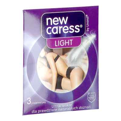 Prezerwatywy NEW CARESS light ultracienkie 3  od SURETEX LTD PZN 08303316