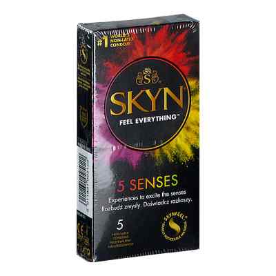 Prezerwatywy UNIMIL SKYN 5 Senses nielateksowe 5  od SURETEX LTD PZN 08303325