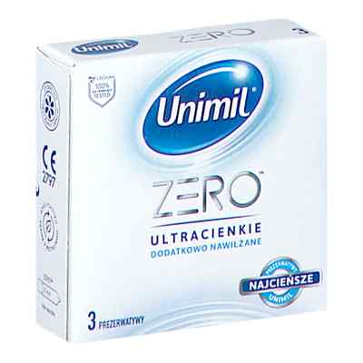 Prezerwatywy UNIMIL Zero lateksowe ultracienkie 3  od SURETEX LTD PZN 08303332