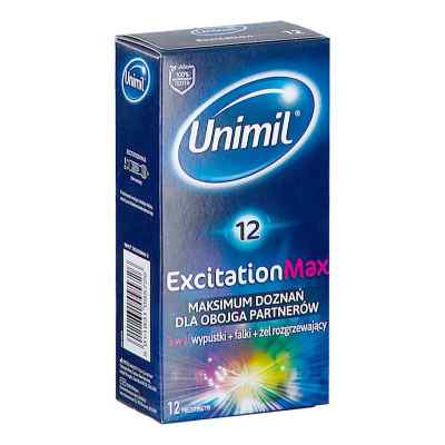 Prezerwatywy UNINIL Excitation Max lateks. 12  od SURETEX LTD PZN 08303753