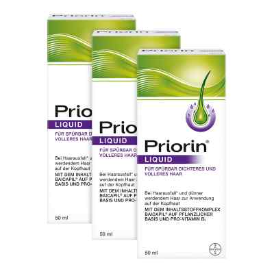 Priorin Liquid płyn w pompce 3x50 ml od Bayer Vital GmbH PZN 08100496